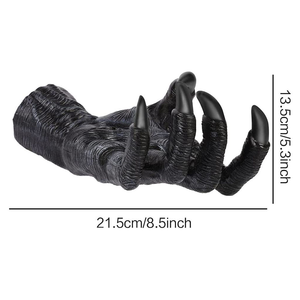 <span class=keywords><strong>Estatua</strong></span> de Resina de Mano de <span class=keywords><strong>Demonio</strong></span> para Colgar en la Pared, Artesanía Extraña y Peculiar, Decoración Creativa para Pared, para Interiores del Hogar y Decoración Festiva - Product Image 2