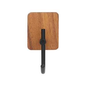 Crochets muraux de salle de bain en bois doré de haute qualité pour peignoirs et crochets pour accessoires de salle de bain - Product Image 2