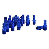 AMT Kit de coupleur d'air universel 1/4 ''NPT 4 pièces bouchons d'air de type I/M Accessoires de perceuse à air personnalisables OEM Outils pneumatiques
