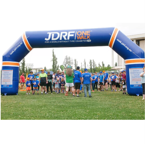 Arco Inflable Personalizado con Logotipo para Eventos Deportivos, Puerta de Entrada/Salida para Maratón, Arco Inflable Personalizado para Ciclismo de Montaña al Aire Libre - Product Image 6