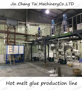 mixing machine reactor courier bags hot melt glue machine process line