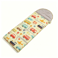Sac de couchage portable pour enfants, sac de couchage enveloppant pour garçons et filles, imprimé de dessins animés spatiaux