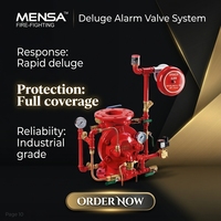 Katup Alarm Deluge Diafragma Berflens, Katup Alarm Kebakaran Aksi Cepat, Rakitan DN100 DN150 DN200 untuk Sistem Sprinkler