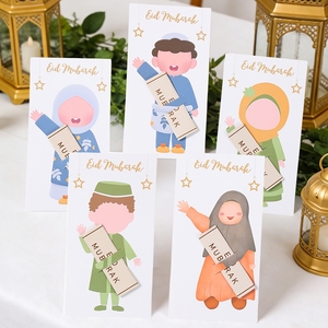 EID Character 6-Style Mixed Banknote Cards Eid <strong>Mubarak</strong> Paper Money Envelopes <strong>Gifts</strong> Packaging <strong>Ramadan</strong> Decorations Paper <strong>Gift</strong> Bag - Product Image 2
