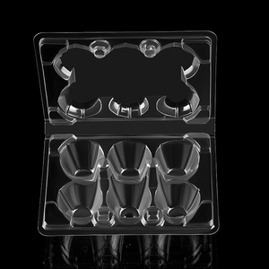 Tùy Chỉnh Chim Cút Khay Trứng Bao Bì Hộp Nhựa Rõ Ràng Trong Suốt Chim Cút Trứng Lưu Trữ Vỏ <span class=keywords><strong>Clam</strong></span> Container Hộp Bán Buôn - Product Image 4