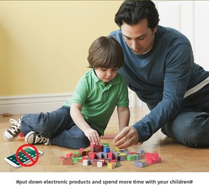Blocs d'assemblage magnétiques en plastique carrés de 2*2 cm, mini cubes de construction magnétiques, jouet éducatif pour enfants - Product Image 5