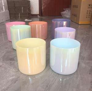 BNT placcato in cristallo di quarzo colorato ciotola di canto con O-ring in gomma e montone O mazzuolo in pelle di pecora - Product Image 6