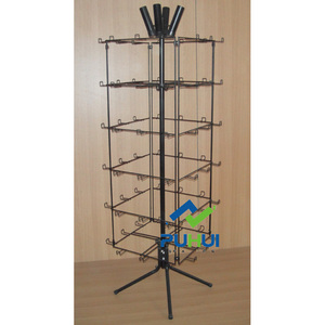 Tầng Thường Vụ Bốn Mặt Prong Hooks Treo Kim Loại Xoay <span class=keywords><strong>Balloon</strong></span> <span class=keywords><strong>Display</strong></span> Đứng Cho Các Cửa Hàng Quà Tặng - Product Image 1