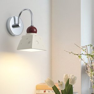 Lámpara de Pared de Jardín Moderna y Minimalista de Estilo Crema para Decoración de Dormitorio, Sala de Estar y Pasillo - Product Image 1