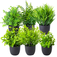 SOMYTING Karangan Bunga Eucalyptus Plastik Simulasi Tinggi dengan Bunga Putih dan Daun Hijau 6ft untuk Dekorasi Pernikahan (4
