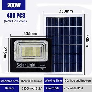 120 IP65 Outdoor Spotlight Safety Solar Flood <b>Light</b> for Barn Garden Pool Garage <b>LED</b> Motion <b>Sensor</b> Dimmable <b>Light</b> - Product Image 2