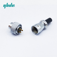 Connecteur circulaire Amphenol YHD WS16J3TQ IP67 à 3 broches, connecteur mâle avec gaine en PVC