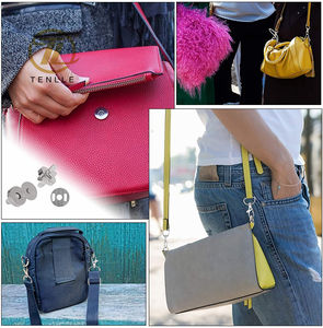 Accesorios para hacer bolsas Metal a granel con anillos en <span class=keywords><strong>D</strong></span> Botón magnético Ganchos a presión giratorios Botones a presión y hebillas deslizantes - Product Image 6