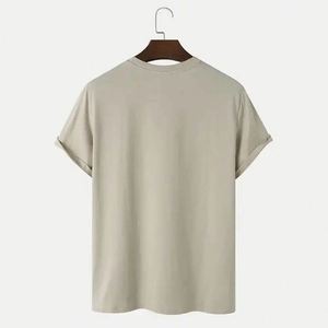 Camiseta de Lona Transpirable Antiencogimiento Ecológica de Alta Calidad para Hombre con Diseño en Blanco Personalizable Servicio OEM Pakistán - Product Image 2