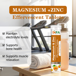 Private Customization Magnesium Zinc Effervescent Tablets Maintain Electrolyte Levels Supports Bone Health Contains Zinc - Product Image 4