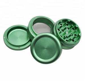 Nuevo no stick 2,2 pulgadas 4 parte aviones de aluminio herb grinder - Product Image 3