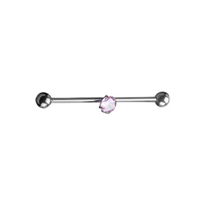 Trèfle Titane <span class=keywords><strong>Piercing</strong></span> Bijoux F136 Longue Tige Oreille Goujons G23 CZ Zircon Oreille Pont <span class=keywords><strong>Piercing</strong></span> Goujons Unique Mode Corps Bijoux - Product Image 4