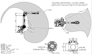 Robot compact 6 axes, précision 0,07 mm, poignet IP54, corps IP40, charge utile 30 kg, entraînement servo-électrique pour palettisation flexible - Product Image 6