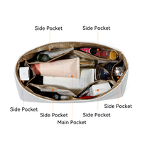 Insert Tas Tote Tyvek Tahan Sobek, Bahan Ramah Lingkungan, Pelapis Dalam untuk Perlindungan Tas dan Pengaturan Sehari-hari