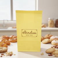 Sacs personnalisés avec fermeture à lien métallique |   Sachets refermables en papier kraft pour café et en-cas