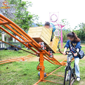 Juego <span class=keywords><strong>interactivo</strong></span> de entretenimiento deportivo sin alimentación para padres e hijos, montaña rusa con pedal humano - Product Image 4