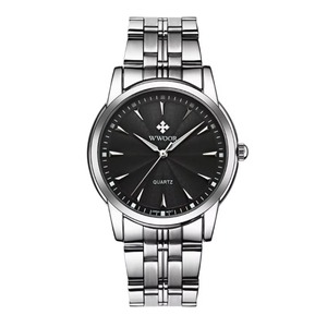 Montre à quartz pour homme, luxe minimaliste, chronomètre, ronde, lumineuse, acier inoxydable, boucle déployante, ultra-fine, mouvement à quartz - Product Image 3