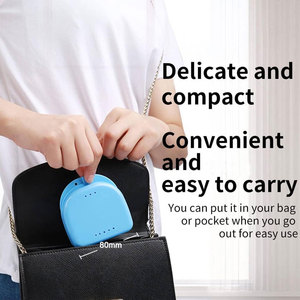 Estuche Pequeño para Aparatos Dentales (Paquete de 2) Protege Retenedores, Protectores Nocturnos y Alineadores, Diseño Transpirable con Orificios de Ventilación, Organizador Portátil - Product Image 4