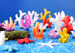 Artigianato in Resina Smaltata, Corallo Artistico per Acquario, Rana Decorativa per Ornamenti Fai-da-Te, Regalo di Natale - Product Image 6