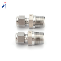 Coupleur de déconnexion rapide hydraulique en acier inoxydable à face plate mâle femelle haute pression 1/4