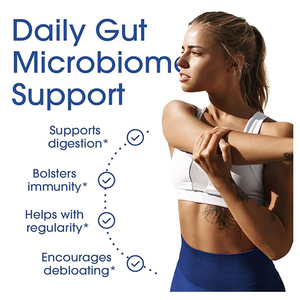 Formula Probiotica per la Salute Digestiva degli Adulti, 60 Compresse Vegane Organiche Senza Glutine con Fibre Prebiotiche per il Supporto Intestinale - Product Image 4