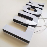 Panneau d'affichage extérieur à LED 3D Logo Prix pour les décorations de magasins et d'hôpitaux pour les parcs
