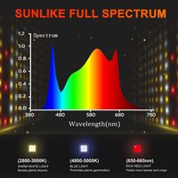 Kit complet de culture en serre avec lampe de culture LED à spectre complet Spider Farmer SF7000 650W Bridgelux 150x150x200cm (5x5x6.5ft)