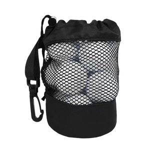 Bolsa de pelota de Golf de poliéster de alta calidad, bolsa deportiva personalizada con cordón, bolsa de red de bolsillo de malla para almacenamiento, bolsa de pelota de tenis - Product Image 6