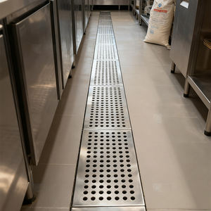 כיסוי סורג תעלת ניקוז מתכתית עבור סורג הניקוז המרובע על הרצפת הנירוסטה החיצונית בחצר האחורית - Product Image 4