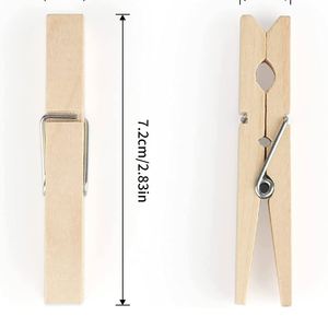 Pinzas de Ropa Mini Multifuncionales de Madera de Abedul de 9.8cm, Ecológicas y Duraderas, para Cocina, Sala de Estar y Uso en Exteriores, Venta al Por Mayor - Product Image 4
