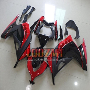 Injection Pour <span class=keywords><strong>KAWASAKI</strong></span> NINJA rouge noir ZX-3R EX300 ZX 300 ZX3R 13 14 15 16 17 27No.93 <span class=keywords><strong>ZX300R</strong></span> 2013 2014 2015 2016 2017 Carénage - Product Image 1