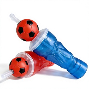 Vaso de Plástico Creativo con Diseño de la Copa Hércules de Fútbol, Gran Capacidad, con Pajita, para Bar, Fiestas, Jugos, Niños, Venta al por Mayor - Product Image 1
