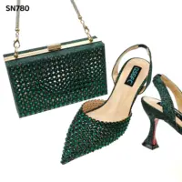 African Rhinestone Evening Shoes and Bags