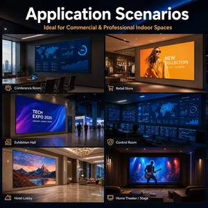 Pantalla LED 4K para Interiores P2 de Ahorro Energético, 130W/Potencia Media, 500cd de Brillo, IP65 Impermeable, para Publicidad Rentable - Product Image 3