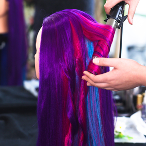 Synthetic Fiber Hair Mannequin <strong>Head</strong> 24inch Female Cosmetology Training Doll <strong>Head</strong> for Hairdressing <strong>Styling</strong> Practice with Stand - Product Image 2