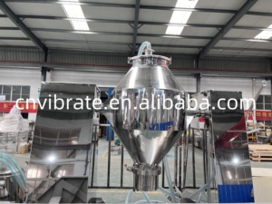 Profissional industrial da escala pequena de VBJX para o misturador e o distribuidor do laboratório do tipo cone dobro do cilindro do pó do pó seco - Product Image 6