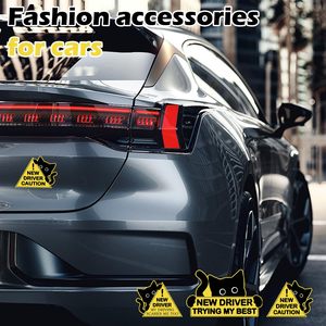Nouveau produit : Autocollants réfléchissants pour apprentis conducteurs, autocollants de pare-chocs pour étudiants conducteurs, autocollants DIY - Product Image 5
