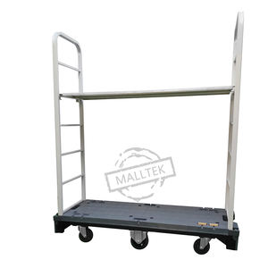Zware Merchandiser 6 Wielen Japanse Logistieke <span class=keywords><strong>Trolley</strong></span> Supermarkt Transport Magazijn <span class=keywords><strong>Trolley</strong></span> - Product Image 4
