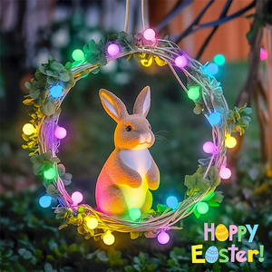 Decoraciones de Pascua 2026, Lámpara Nocturna LED, Regalos para Niños, Presentador, Pascha, Pasen, Huevo, Conejo, Pollito, Luces de Cadena, Pascua - Product Image 2
