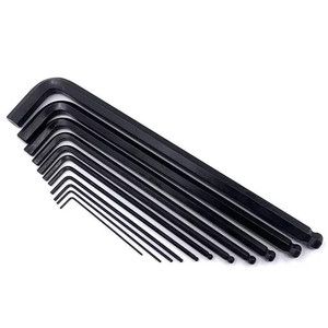 Clé à molette en L oxyde noir clé hexagonale Allen avec pointe à bille 1.<span class=keywords><strong>5</strong></span>/2/3/4/<span class=keywords><strong>5</strong></span>/6/8/10mm - Product Image 5