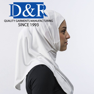 Premium Quality Spandex Material Quick Dry <b>Sports</b> <b>Hijab</b> Casual Style Islamic Clothing Scarf for Muslim Women Fitness All Seasons - Product Image 6