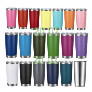 2024 di vendita calda Sport da viaggio 20 Oz bicchieri isolati alla rinfusa In acciaio inossidabile Custom Tumbler all'ingrosso 20 oz