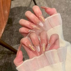 Faux <span class=keywords><strong>ongles</strong></span> papillon rose œil de chat faits main, pré-fabriqués, prêts à poser, amovibles, autocollants pour <span class=keywords><strong>ongles</strong></span>, vente en gros - Product Image 6