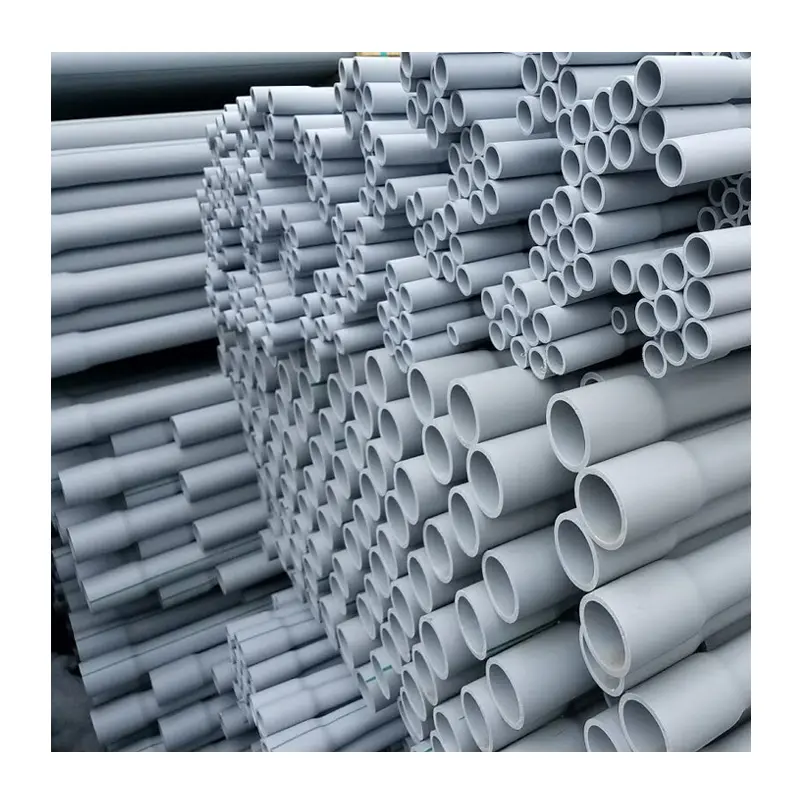 2 2.5 inch 13mm 20mm 25mm 25 Mm 50mm 100 mm Colored Grey Cpvc Pvc Conduit Pipe Price list Electrical For Wiring Electric Cable