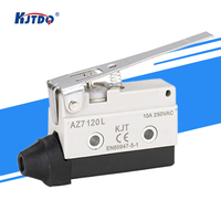 KJT Fabricant IP65 AZ7124L Micro-interrupteur à piston court en plastique renforcé étanche et résistant à l'huile Interrupteur de fin de course